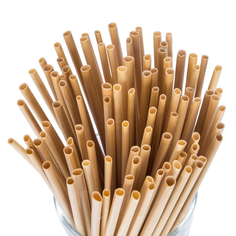 Organic Wheat Straws, Reusable, Environmentally Friendly Drinking Straws, Set of
