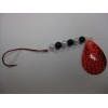 Unbranded Walleye Red Slow Death Hook Spinner Blade Blades Rigs