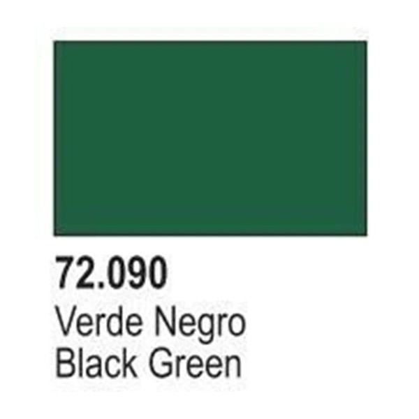 Vallejo Paint 17ml Bottle Black Green Ink Game Color
