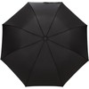 2x Polyester Black Umbrellas, Gents Umbrella for Rainy Day, Kids