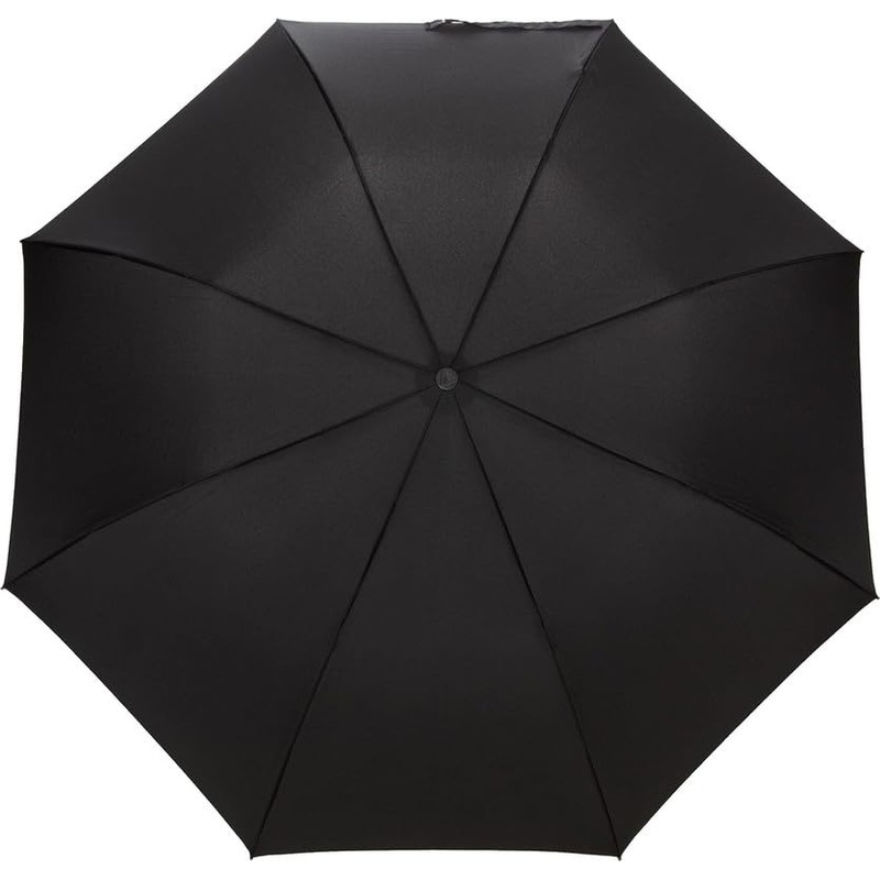 2x Polyester Black Umbrellas, Gents Umbrella for Rainy Day, Kids