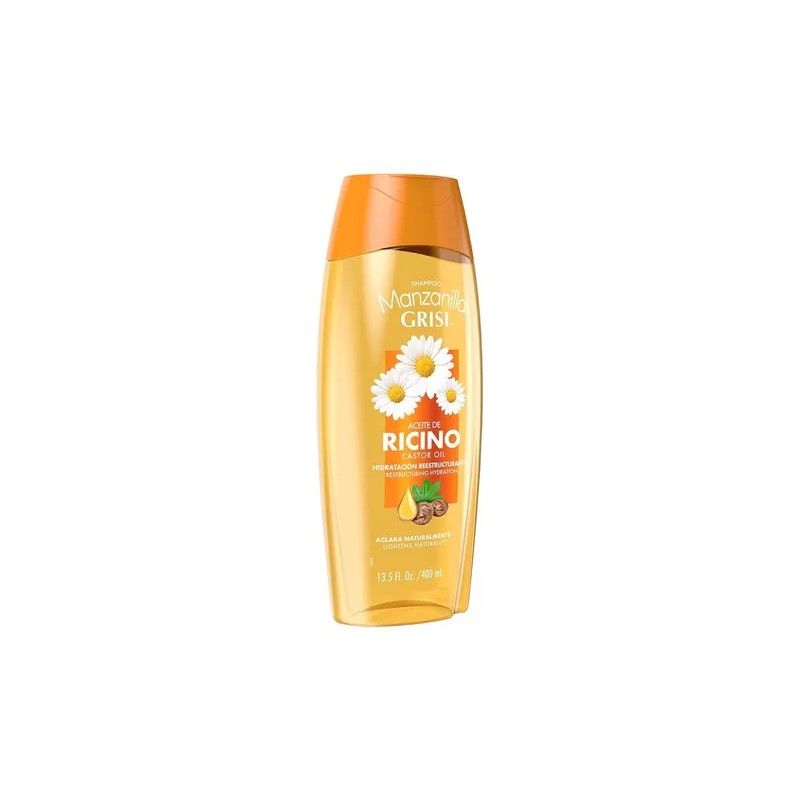 Grisi Manzanilla Hidratación Shampoo Ricino 400ml