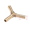 Unifizz 6mm or 15/64" Brass Barb Hose Fitting Y Shape