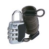 Ifam c25S Combination Travel Padlock With Attached Cable