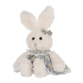 Apricot Lamb Blueberry Rabbit Plushies Stuffed Animals for Kids, Soft Cute Bunny Plush Toys for Baby Girl and Boy, Fluffy Blueberry Rabbit White 11.5 Inches