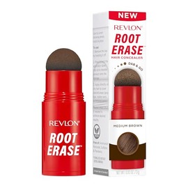 Revlon Corrector de cabello de borrado de raíz, retoque instantáneo de raíz, color temporal de cabello, 03 marrón medio, 0.10 onzas