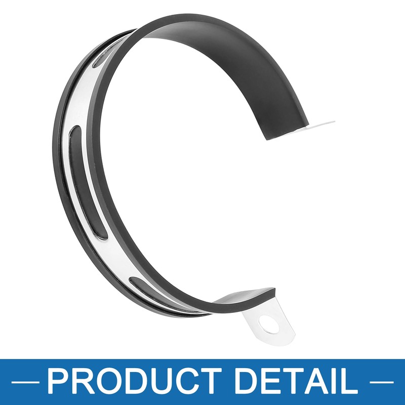 A ABSOPRO Motorcycle Exhaust Down Pipe Clamp Bracket Fastener 100mm/3.94"