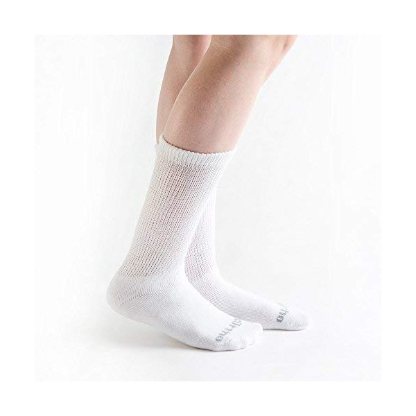 Doc Ortho Ultra Soft Loose Fit Diabetic Socks, 6 Pairs, Crew