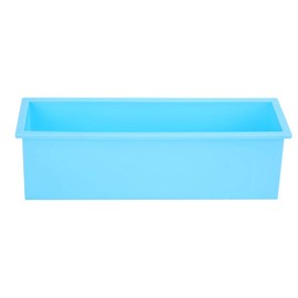 Molde de Silicona para Jabón, Molde Rectangular de Tostada de 1200ML con Superficie Antiadherente para DIY y Elaboración de Jabón Artesanal