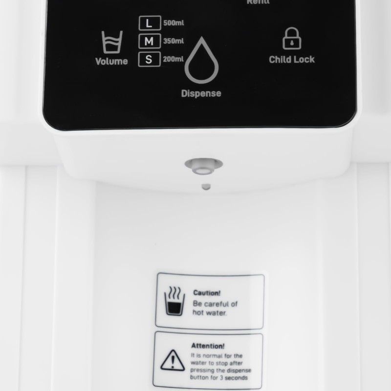 Instant Hot Water Dispenser with Child Lock, 3L/0.79gal Desktop Water