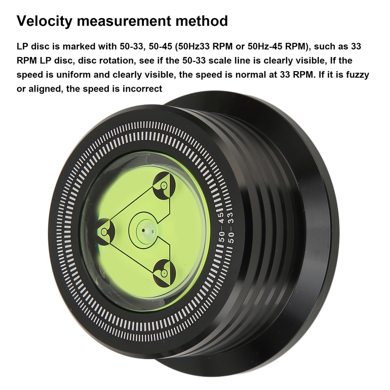 Record Weight Stabilizer Professional 50Hz 45rpm Vinyl Turntable Disc Stabilizer