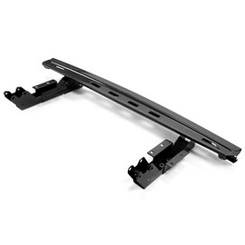 HECASA Rear Bumper Reinforcement Step Bracket Compatible with 2015-2024 Ford Transit 150 250 350 350HD FO1106380 Bumper Impact Bar Medium/High Roof Steel Powder Coated Black