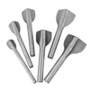 Leather Craft Punch Tool, 6 Pieces, V-Shape Hollow Punch Set,