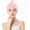 Homoyoyo Toallas de Microfibra para Cabello Mujer 3 Piezas Absorbentes