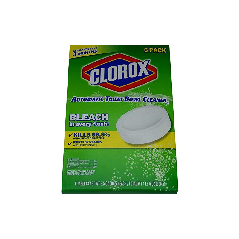 Clorox Automatic Toilet Bowl Cleaner, 6 Count