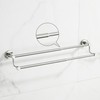Adjustable Double Towel Racks for Bathroom 15 to 26.5 Inch