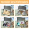 Rectangular Metal Tins with Lids, Small Metal Box with Lid