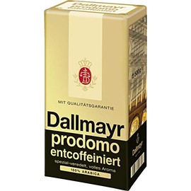 Dallmayr Prodomo Decaffeinated Ground 500 g Pack of 12