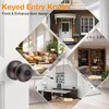 Gobrico Entry Door Locks Keyed-Alike Flat Ball Door Locksets with