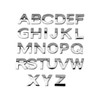 26 Pieces A-Z Alphabet DIY 3D Chrome Car Emblem Stickers,