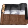 Kirschen 3823001 3-piece drawing blade set, brown, with leather bag,