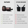 Katamu | Premium Wrist Straps | Wrist Support for Weighlifting,