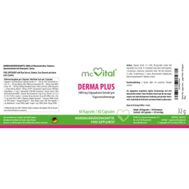 Derma Plus Acne – With 3000 mg Saw Palm Extract – Sun Protection – Blackheads – Against Spots – 60 Capsules