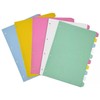 A4 Index Dividers 10 Part Subject Folder Cards Ring Binder