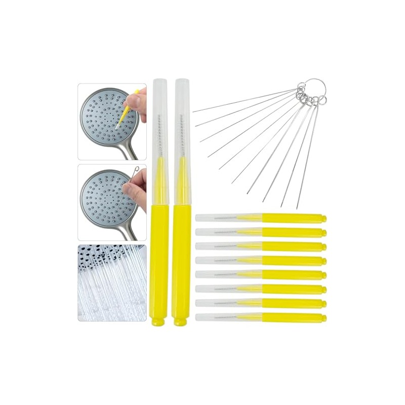Multi-Size Shower Head Cleaning Tool Set of 20, Showerhead Cleaner