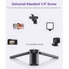 Anozer Mini Tripod with Universal Phone Holder & Cold Shoe,