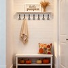 Dseap Wall Mounted Coat Rack Shelf - 24” Heavy Duty