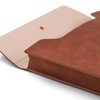VANRA Vertical Leather Envelope File Folders Expanding Document Holder Organizer
