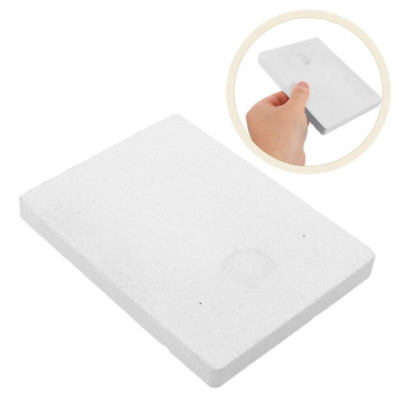 Gadpiparty Jewelry Soldering Block High Temperature Quartz Fireproof Brick for