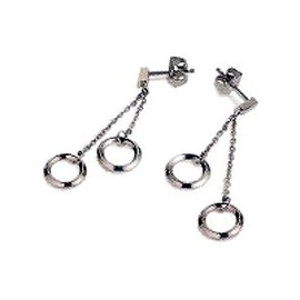 Boccia 0551-01 Women's Stud Earrings Titanium (Pr), Titanium