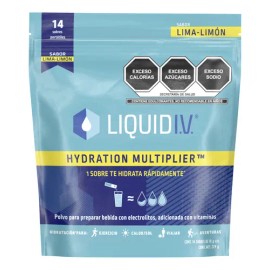 Liquid I.v. Bebida Hidratante Sabor Lima Limón 14 Sobres