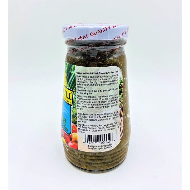 WINDMILL Bajan Fish Seasoning 10 oz, 2 Pack, Flavor of