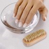 Tbestmax Cleaning Nail Fingernail Brush Wood 2 Side for Manicure
