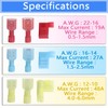 aikoolwer 330Pcs Nylon Spade Connector Right Angle Kit Crimping Tool