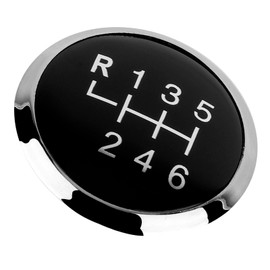 Car Gear Knob Cap Cover, 6 Speed Gear Shift Knob Stick Cover Emblem Badge Cap Trim for T5 T5.1 Gp 2003-2011