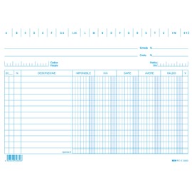 EDIPRO - E3283BL - 100 Cards give/Have/Balance/VAT Blue f.to 21x15