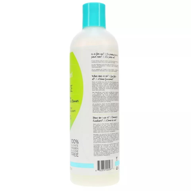 devacurl no poo decadence zero lather ultra moisturizing milk cleanser