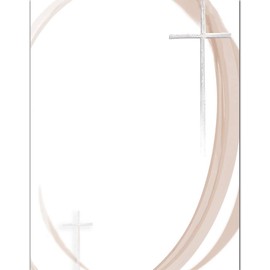 Great Papers! Swirls & Cross Letterhead, 80 Count, 8.5"x11" (2013196)