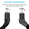 UBULLOX Bike Chain Lock 3FT 5-Digit Combination Bike Locks Anti-Theft