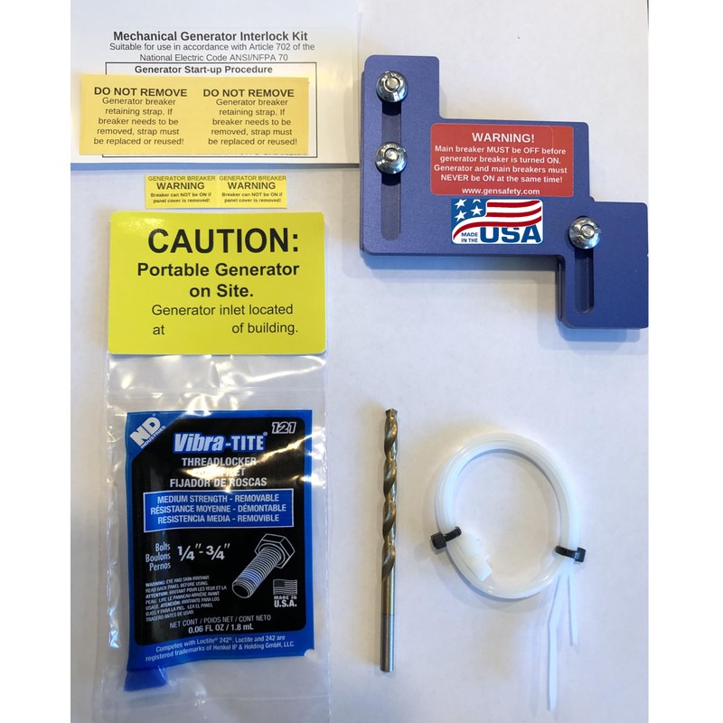 GenSafety Generator Breaker Interlock Kit for Eaton/Cutler Hammer Type CH