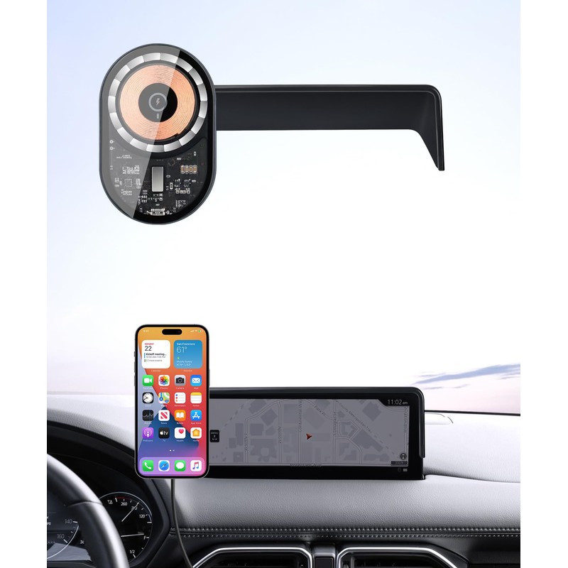 Masergogo Wireless Charging car Phone Holder for Mazda CX-5 2021-2025