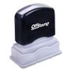 Offistamp Pre-Inked Message Stamp with Blank Date Box, Faxed, 1.63"