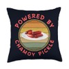 Powered By Chamoy Pickles Retro Humor Hot Pickle Food Lover