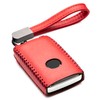 Vitodeco Genuine Leather Smart Key Fob Case Cover Protector Compatible