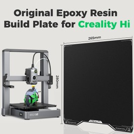 Creality Hi Build Plate 265x280mm Epoxy Resin Coating Spring Steel Bed Plate Creality Hi Original Build Plate Magnetic Platform Sheet for Creality Hi Combo