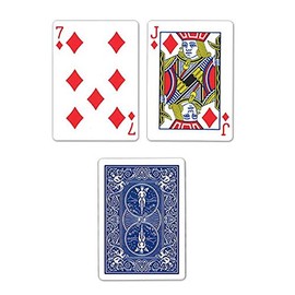 Playing Card Bicycle Rider Back Blue PC808B
